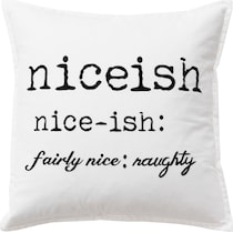 niceish ivory accent pillow   