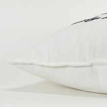 niceish ivory accent pillow   