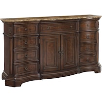 nicholson dark brown dresser   