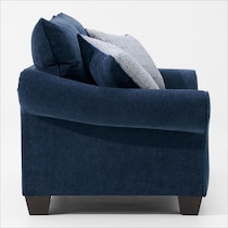 nicki blue loveseat   
