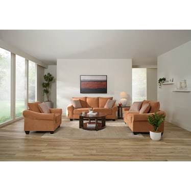 Nicki Sofa, Loveseat, and Chair