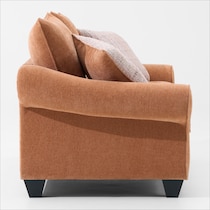 nicki red loveseat   