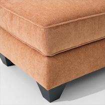 nicki red ottoman   