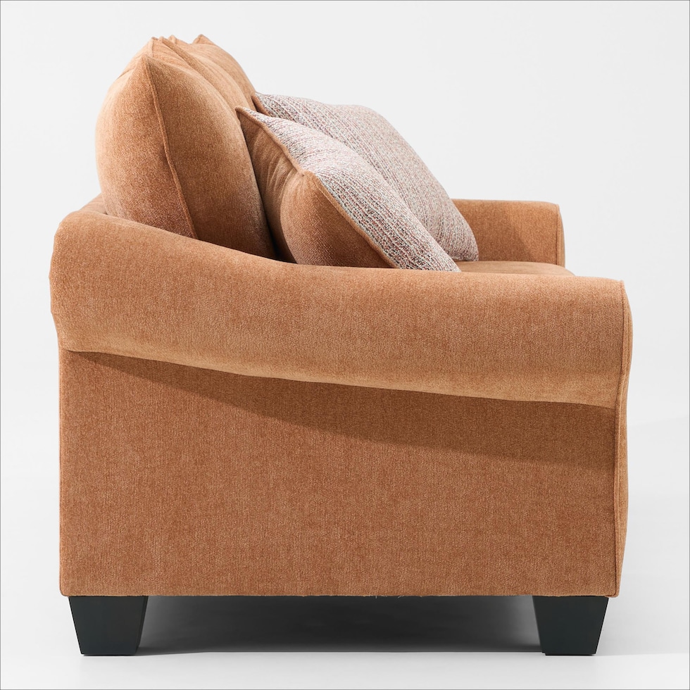 nicki red sofa   