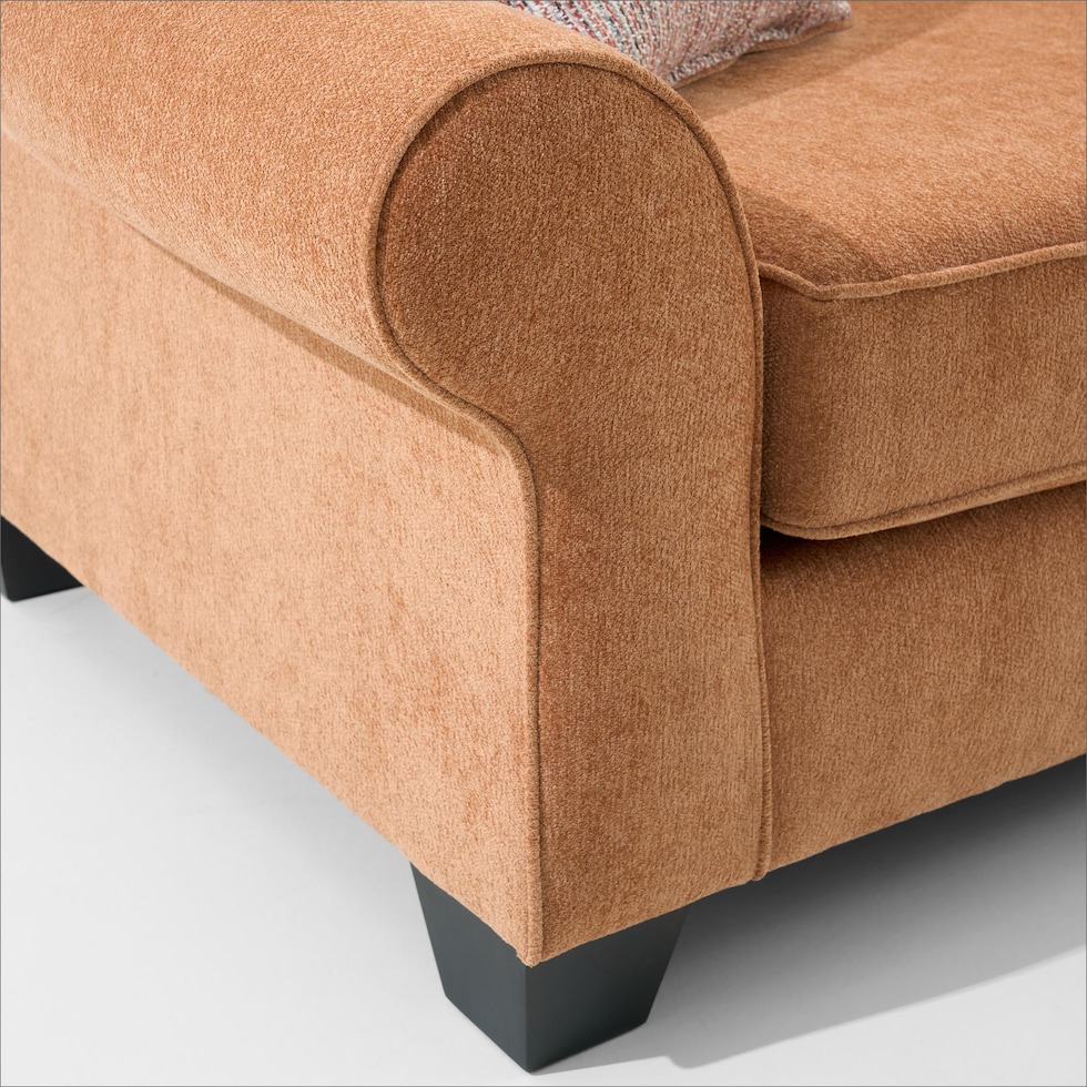 nicki red sofa   