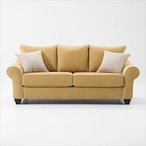 nicki yellow sofa   
