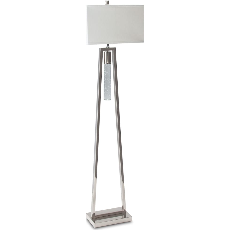 nickle ice floor nickel floor lamp   