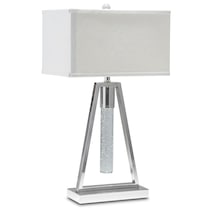 nickle ice table nickel table lamp   