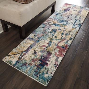 Nicola Area Rug - Cream Multi