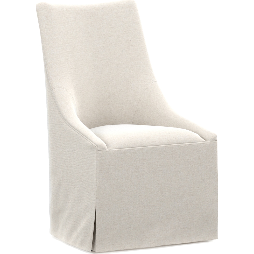 nicolette neutral dining chair   