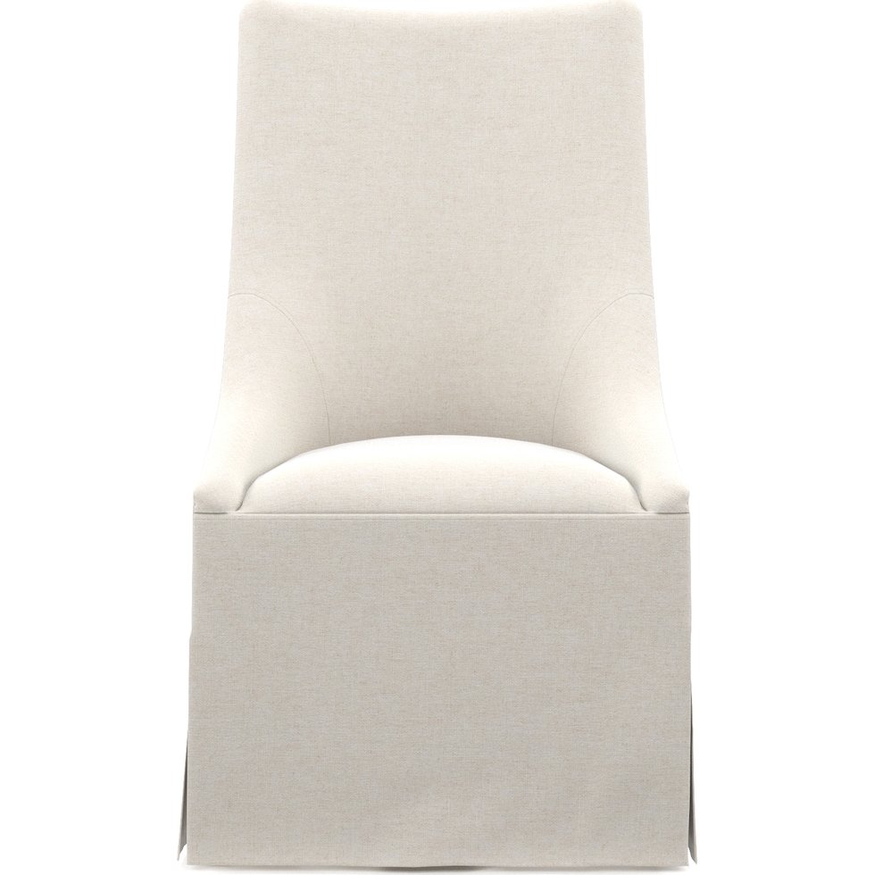 nicolette neutral dining chair   