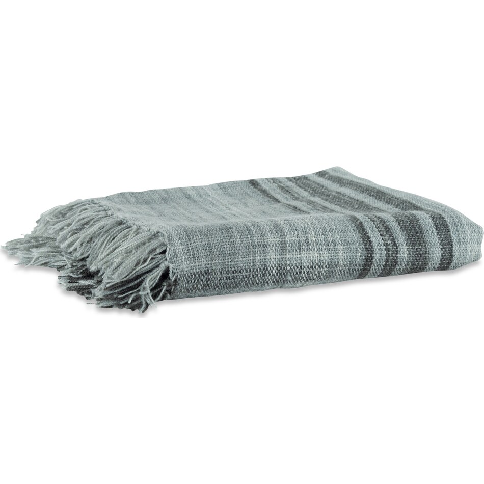 nikau gray blanket   
