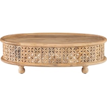 nikita light brown coffee table   