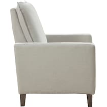 nilana white recliner   