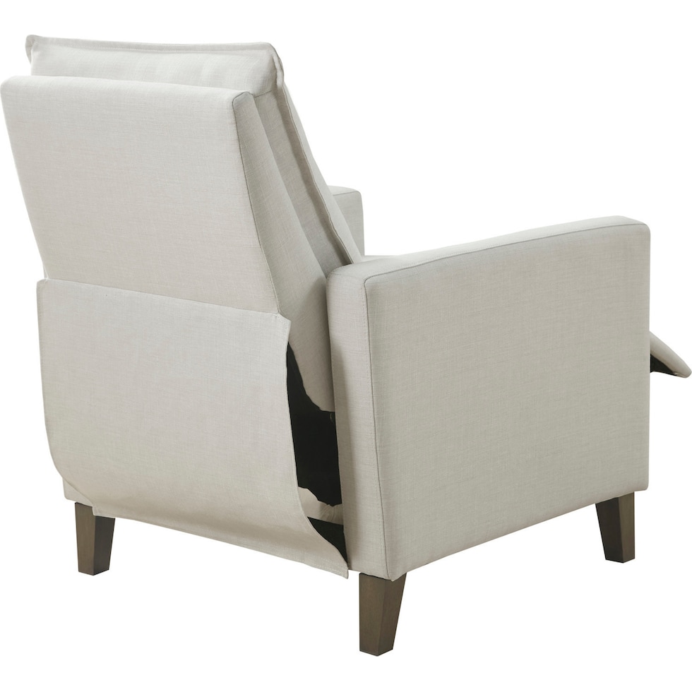 nilana white recliner   