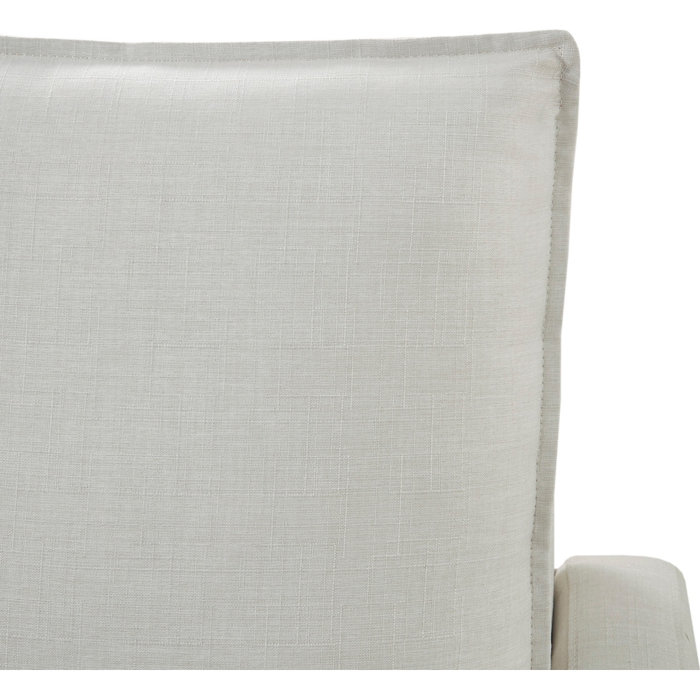 nilana white recliner   