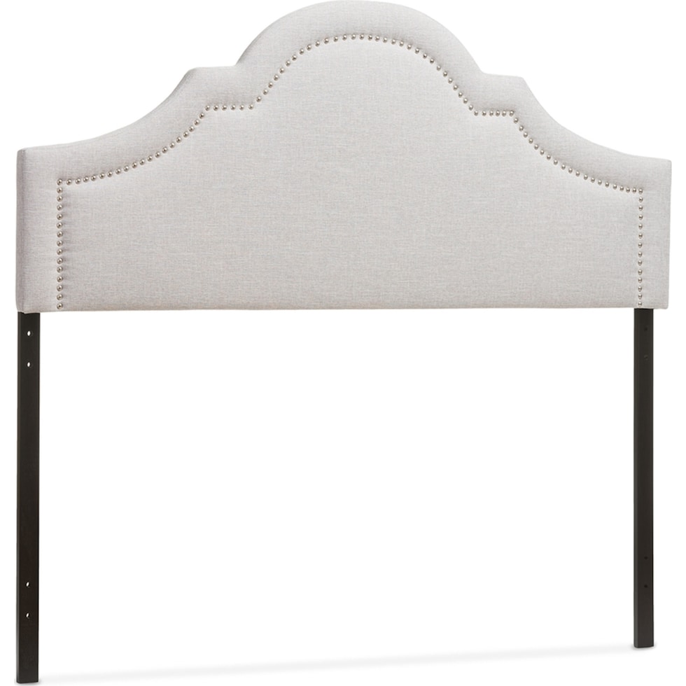 nissa gray queen headboard   