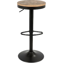 noa black bar stool   