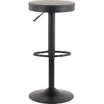 noa black bar stool   