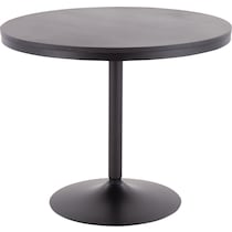 noa black dining table   