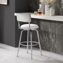 noelle white bar stool   