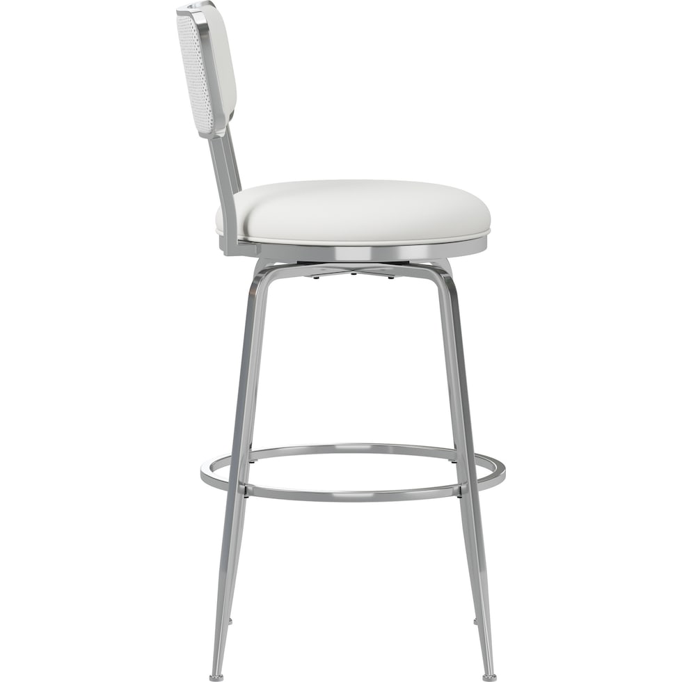 noelle white bar stool   