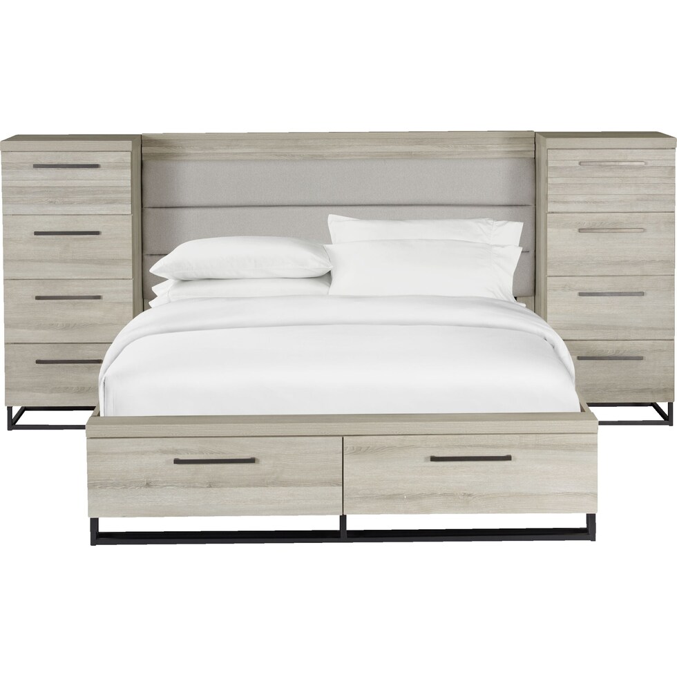 nolan gray  pc king storage bedroom   