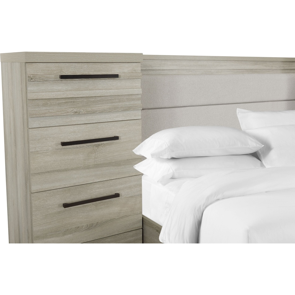 Nolan 5Piece Queen Storage Bedroom Set with Storage Piers Value City