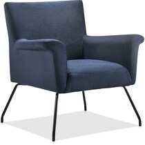nome blue accent chair   