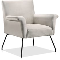 nome white accent chair   
