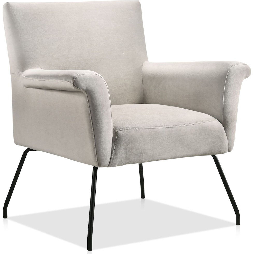 nome white accent chair   