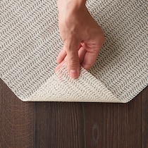 non shift white rug pad   