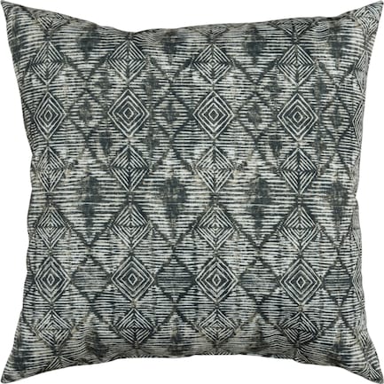 Noor Indoor/Outdoor Pillow - Charcoal