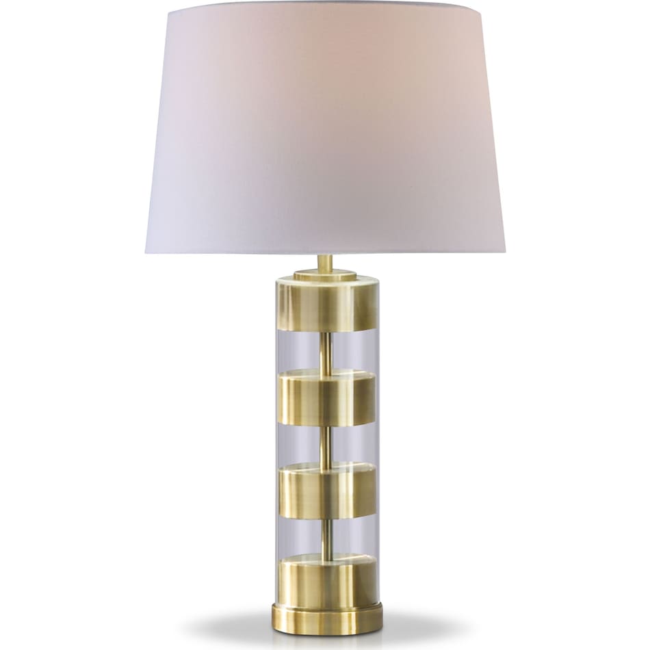 nora glass table lamp   