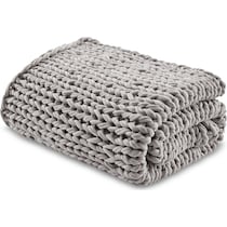 nora gray blanket   