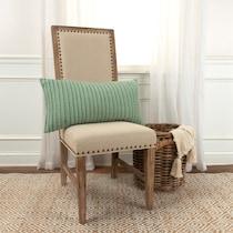 norah green accent pillow   
