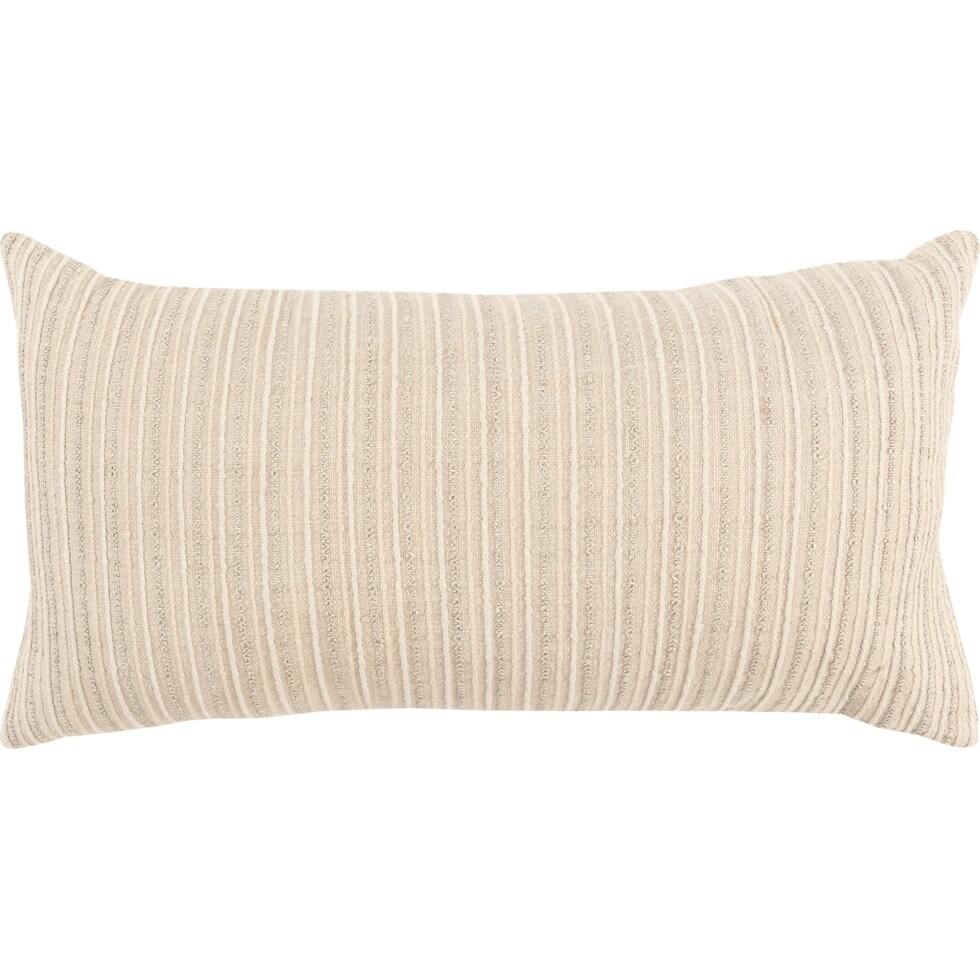 norah neutral accent pillow   