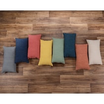 norah yellow accent pillow   