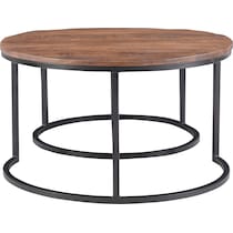 norfolk dark brown coffee table   