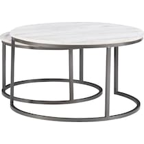 norfolk white coffee table   