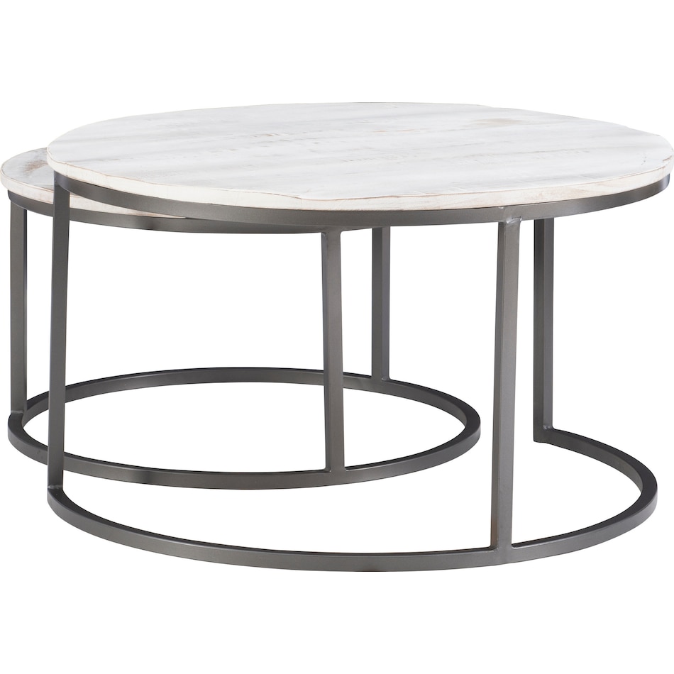 Norfolk Nesting Coffee Table White Value City Furniture