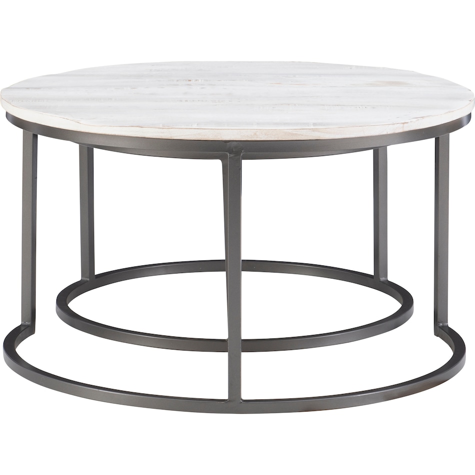 Norfolk Nesting Coffee Table White Value City Furniture