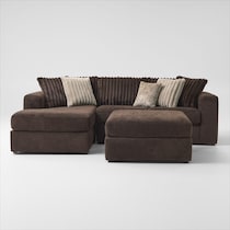 nori dark brown  pc living room   