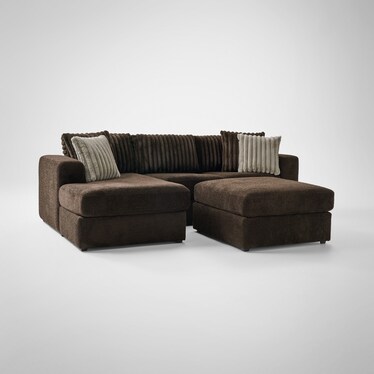 Nori 2-Piece Sectional with Chaise and Ottoman