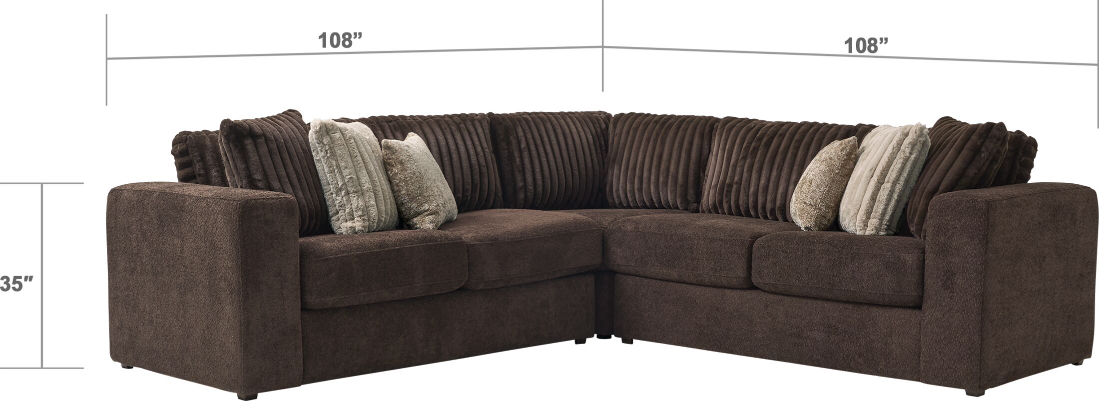 Nori 3-Piece Sectional and Ottoman Set | Value City Furniture