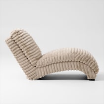 nori light brown chaise   