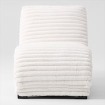 nori white chaise   