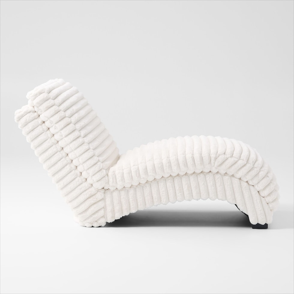 nori white chaise   