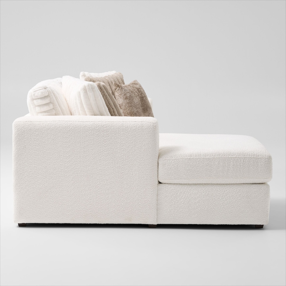 nori white sectional   