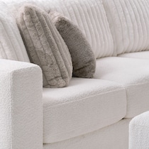 nori white sectional   